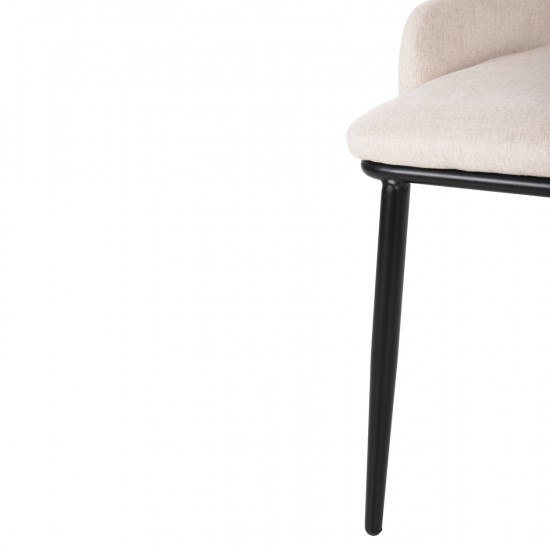 ΚΑΡΕΚΛΑ DELF ΜΠΕΖ ΥΦΑΣΜΑ-ΜΑΥΡΑ ΜΕΤΑΛ. ΠΟΔΙΑ-ΞΥΛΙΝΗ ΠΛΑΤΗ ΟΑΚ 48x55x76Υ