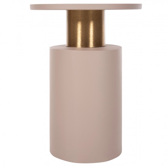 ΒΟΗΘΗΤΙΚΟ ΤΡΑΠΕΖΑΚΙ PUNJAB ΜΕΤΑΛΛΟ ΣΕ ΕΚΡΟΥ-ΧΡΥΣΟΧΑΛΚΙΝΟ Φ30,5x42Υεκ.