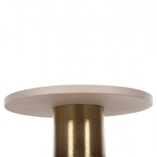 ΒΟΗΘΗΤΙΚΟ ΤΡΑΠΕΖΑΚΙ PUNJAB ΜΕΤΑΛΛΟ ΣΕ ΕΚΡΟΥ-ΧΡΥΣΟΧΑΛΚΙΝΟ Φ30,5x42Υεκ.