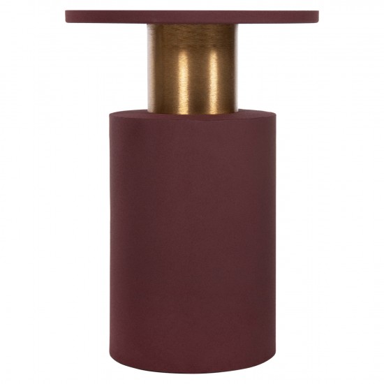 ΒΟΗΘΗΤΙΚΟ ΤΡΑΠΕΖΑΚΙ PUNJAB ΜΕΤΑΛΛΟ ΣΕ ΚΕΡΑΜΙΔΙ-ΧΡΥΣΟΧΑΛΚΙΝΟ Φ30,5x42Υεκ.