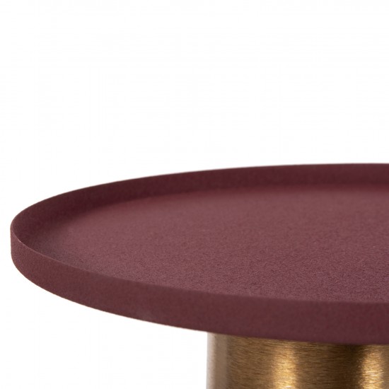 ΒΟΗΘΗΤΙΚΟ ΤΡΑΠΕΖΑΚΙ PUNJAB ΜΕΤΑΛΛΟ ΣΕ ΚΕΡΑΜΙΔΙ-ΧΡΥΣΟΧΑΛΚΙΝΟ Φ30,5x42Υεκ.