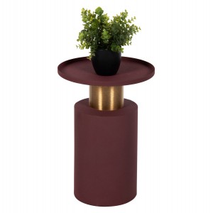 ΒΟΗΘΗΤΙΚΟ ΤΡΑΠΕΖΑΚΙ PUNJAB ΜΕΤΑΛΛΟ ΣΕ ΚΕΡΑΜΙΔΙ-ΧΡΥΣΟΧΑΛΚΙΝΟ Φ30,5x42Υεκ.