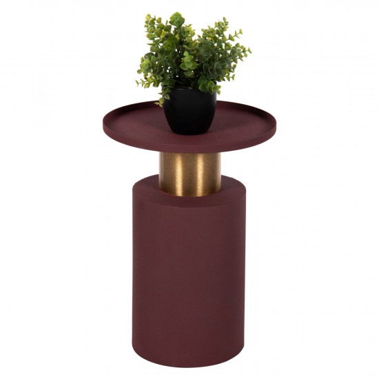 ΒΟΗΘΗΤΙΚΟ ΤΡΑΠΕΖΑΚΙ PUNJAB ΜΕΤΑΛΛΟ ΣΕ ΚΕΡΑΜΙΔΙ-ΧΡΥΣΟΧΑΛΚΙΝΟ Φ30,5x42Υεκ.