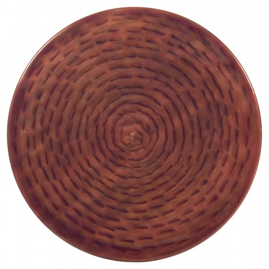 ΒΟΗΘΗΤΙΚΟ ΤΡΑΠΕΖΑΚΙ BOMBAY ΜΕΤΑΛΛΟ ΣΕ ΧΑΛΚΙΝΕΣ ΑΠΟΧΡΩΣΕΙΣ Φ25,5x51,5Υεκ