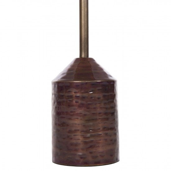 ΒΟΗΘΗΤΙΚΟ ΤΡΑΠΕΖΑΚΙ BOMBAY ΜΕΤΑΛΛΟ ΣΕ ΧΑΛΚΙΝΕΣ ΑΠΟΧΡΩΣΕΙΣ Φ25,5x51,5Υεκ