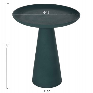 ΒΟΗΘΗΤΙΚΟ ΤΡΑΠΕΖΑΚΙ DELCON ΜΕΤΑΛΛΟ ΣΕ ΠΡΑΣΙΝΟ Φ45x51,5Υεκ.