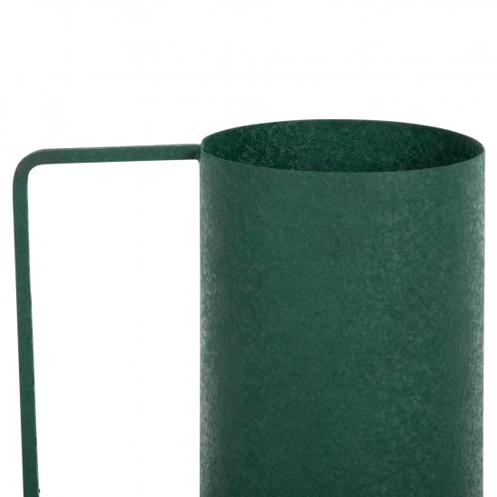 ΔΙΑΚΟΣΜΗΤΙΚΟ BAZO FLAGON ΜΕΤΑΛΛΟ ΣΕ ΠΡΑΣΙΝΟ Φ26x45Υ εκ.