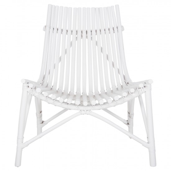 ΚΑΡΕΚΛΑ ΕΞΩΤ.ΧΩΡΟΥ CELLION ΡΑΒΔΟΙ RATTAN ΣΕ ΛΕΥΚΟ ΧΡΩΜΑ 76x72x83Υεκ.