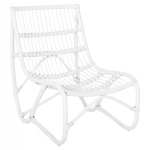 ΠΟΛΥΘΡΟΝΑ GRINN ΡΑΒΔΟΙ RATTAN ΣΕ ΛΕΥΚΟ 56,5x73,5x79,5Υ εκ.