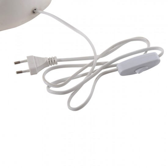 ΕΠΙΤΡΑΠΕΖΙΟ ΦΩΤΙΣΤΙΚΟ SMUSH ΜΕΤΑΛΛΟ ΣΕ ΛΕΥΚΟ-ΡΥΘΜΙΖΟΜΕΝΟ ΚΑΠΕΛΟ Φ32,5x69Υεκ.