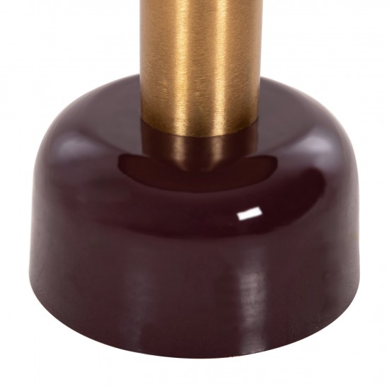 ΒΟΗΘΗΤΙΚΟ ΤΡΑΠΕΖΑΚΙ ERODE ΜΕΤΑΛΛΟ ΣΕ ΚΕΡΑΣΙ-ΧΡΥΣΟ Φ50,5x52,5Υ εκ.