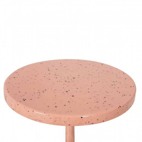 ΒΟΗΘΗΤΙΚΟ ΤΡΑΠΕΖΑΚΙ BOMBAY ΜΕΤΑΛΛΟ ΣΕ ΣΟΜΟΝ ΜΕ ΠΟΥΑ ΕΠΙΦΑΝΕΙΑ Φ25,5x51Υεκ