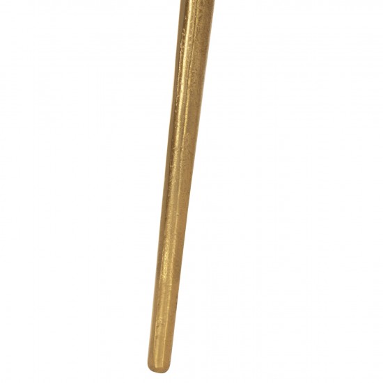 ΤΡΑΠΕΖΙ ΣΑΛΟΝΙΟΥ ANGUL ΜΕΤΑΛΛΟ ΣΕ ΧΡΥΣΟ-ΜΑΥΡΟ 62x62x44Υεκ.