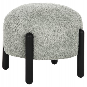 ΣΚΑΜΠΟ EWAN ΣΤΡΟΓΓΥΛΟ ΦΥΣΤΙΚΙ ΜΠΟΥΚΛΕ ΥΦΑΣΜΑ-ΜΑΥΡΑ ΜΕΤΑΛ. ΠΟΔΙΑ Φ45x36Υεκ