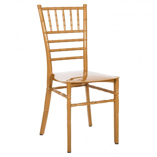 ΚΑΡΕΚΛΑ ΠΟΛΥΠΡΟΠΥΛΕΝΙΟΥ CATERING TIFFANY NEW ΧΡΥΣΟ ΧΡΩΜΑ 41.2x49.7x89Υεκ.