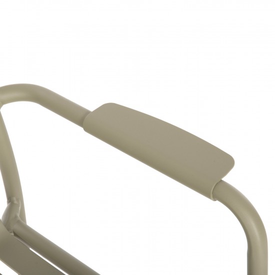 ΠΟΛΥΘΡΟΝΑ ΑΛΟΥΜΙΝΙΟΥ RACHEL DARK OLIVE 63x58x85Υεκ.