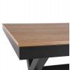 ΤΡΑΠΕΖΙ ΑΛΟΥΜΙΝΙΟΥ ΟΡΘΟΓΩΝΙΟ TAWNEE ΑΝΘΡΑΚΙ-POLYWOOD ΦΥΣΙΚΟ 219,5x89,5x73Υ