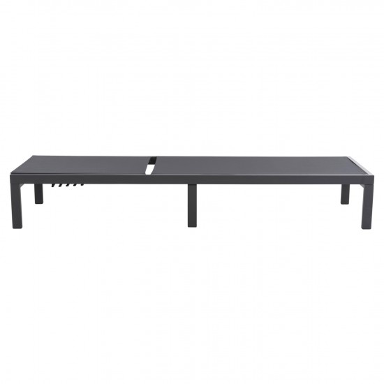 ΞΑΠΛΩΣΤΡΑ ΑΛΟΥΜΙΝΙΟΥ THATCHER ΑΝΘΡΑΚΙ & ΑΝΘΡΑΚΙ TEXTILENE 196,5x64,5x92Υεκ