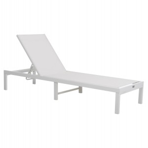 ΞΑΠΛΩΣΤΡΑ ΑΛΟΥΜΙΝΙΟΥ THATCHER ΛΕΥΚΟΣ ΣΚΕΛΕΤΟΣ & TEXTILENE 196,5x64,5x92Υεκ