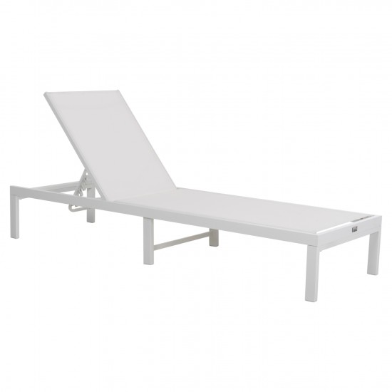 ΞΑΠΛΩΣΤΡΑ ΑΛΟΥΜΙΝΙΟΥ THATCHER ΛΕΥΚΟΣ ΣΚΕΛΕΤΟΣ & TEXTILENE 196,5x64,5x92Υεκ