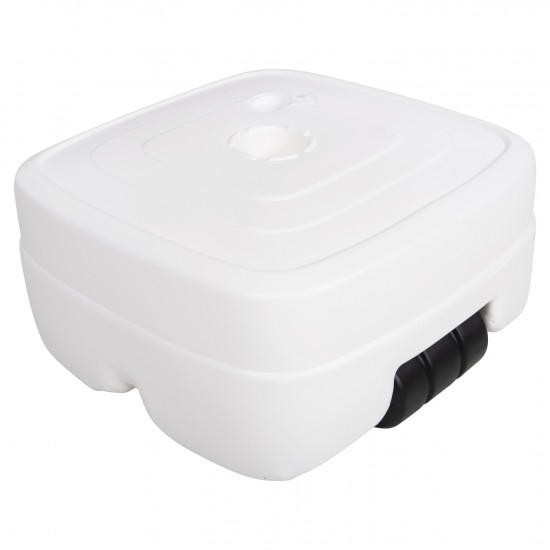 ΠΛΑΣΤΙΚΗ ΒΑΣΗ ΟΜΠΡΕΛΑΣ ΜΕ ΡΟΔΑ SOLBAS ΛΕΥΚΗ- ΚΟΝΤΑΡΙ 33/50mm 46,5x23,5Υ