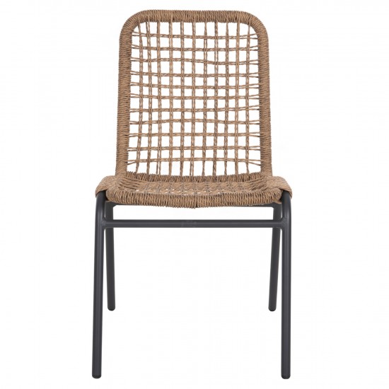 ΚΑΡΕΚΛΑ ΑΛΟΥΜΙΝΙΟΥ SPANO ΑΝΘΡΑΚΙ ΣΚΕΛΕΤΟΣ-ΜΠΕΖ ΣΥΝΘ.RATTAN 46x59x80Υεκ.