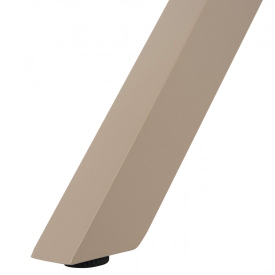 ΤΡΑΠΕΖΙ ΑΛΟΥΜΙΝΙΟΥ ΟΡΘΟΓΩΝΙΟ TAWNEE ΣΑΜΠΑΝΙ-POLYWOOD ΦΥΣΙΚΟ 150x89,5x73Υ