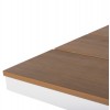 ΤΡΑΠΕΖΙ ΑΛΟΥΜΙΝΙΟΥ ΟΡΘΟΓΩΝΙΟ TAWNEE ΛΕΥΚΟ-POLYWOOD ΦΥΣΙΚΟ 150x89,5x73Υεκ