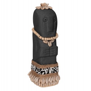 ΕΠΙΤΡΑΠΕΖΙΟ ΑΓΑΛΜΑΤΙΔΙΟ SUMBA ΜΑΥΡΟ PARAS STONE-ΧΑΝΤΡΕΣ-SEAGRASS ΣΧΟΙΝΙ 8x8x21Yεκ.