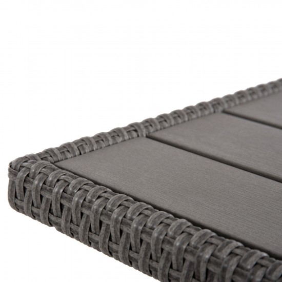 ΣΕΤ ΣΑΛΟΝΙ ΔΕΞΙΑ ΓΩΝΙΑ & ΤΡΑΠΕΖΙ CARSON ΓΚΡΙ ΣΥΝΘ.RATTAN-ΜΑΞΙΛΑΡΙΑ-PS ΞΥΛΕΙΑ