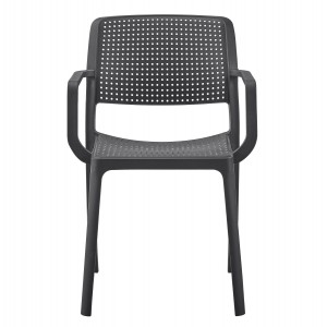 ΠΟΛΥΘΡΟΝΑ ΕΞ.ΧΩΡΟΥ COMFEE ΜΑΥΡΟ ΠΟΛΥΠΡΟΠΥΛΕΝΙΟ 54x57x83Υεκ.