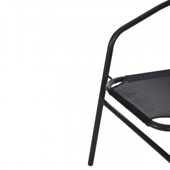 ΠΟΛΥΘΡΟΝΑ ΕΞ.ΧΩΡΟΥ LEDAN ΜΕΤΑΛΛO & TEXTILENE ΓΚΡI 55x58x72Υεκ.