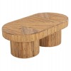ΤΡΑΠΕΖΙ ΣΑΛΟΝΙΟΥ GATSBY ΟΒΑΛ TOP RATTAN ΧΡΩΜΑ ΦΥΣΙΚΟ 110x59x39Υεκ.