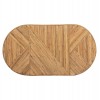 ΤΡΑΠΕΖΙ ΣΑΛΟΝΙΟΥ GATSBY ΟΒΑΛ TOP RATTAN ΧΡΩΜΑ ΦΥΣΙΚΟ 110x59x39Υεκ.