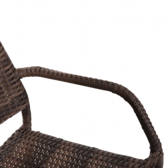 ΠΟΛΥΘΡΟΝΑ ΕΞΩΤ.ΧΩΡΟΥ MORNER ΜΕΤΑΛΛΟ ΜΕ ΕΠΕΝΔΥΣΗ ΚΑΦΕ WICKER 55x58x87Υεκ