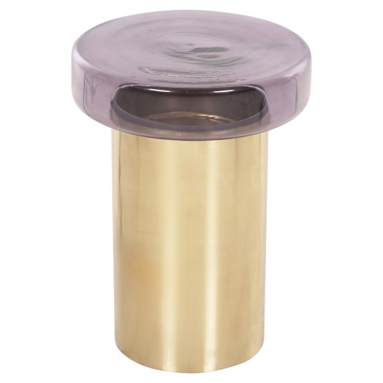 ΒΟΗΘΗΤΙΚΟ ΤΡΑΠΕΖΑΚΙ CARMO ΜΩΒ ΓΥΑΛΙ-ΧΡΥΣΟ ΜΕΤΑΛΛΟ Φ39Χ54Υεκ