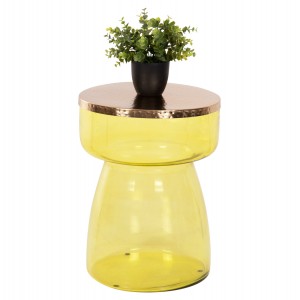 ΒΟΗΘΗΤΙΚΟ ΤΡΑΠΕΖΑΚΙ RANE ΓΥΑΛΙ ΠΡΑΣΙΝΩΠΟ-ΧΡΥΣΟ ΜΕΤΑΛΛΟ TOP Φ36x47Υεκ.