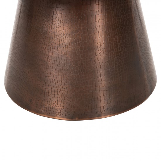 ΤΡΑΠΕΖΙ ΣΑΛΟΝΙΟΥ FODEN ΛΕΥΚΟ ΜΑΡΜΑΡΟ TOP ΚΑΙ ΜΕΤΑΛΛΟ Φ77x40Υεκ.