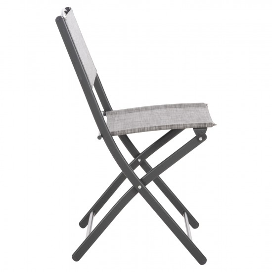 ΠΤΥΣΣΟΜΕΝΗ ΚΑΡΕΚΛΑ MAG ΓΚΡΙ ΜΕΤΑΛΛΟ-ΓΚΡΙ TEXTILENE 45x51x81Υεκ.