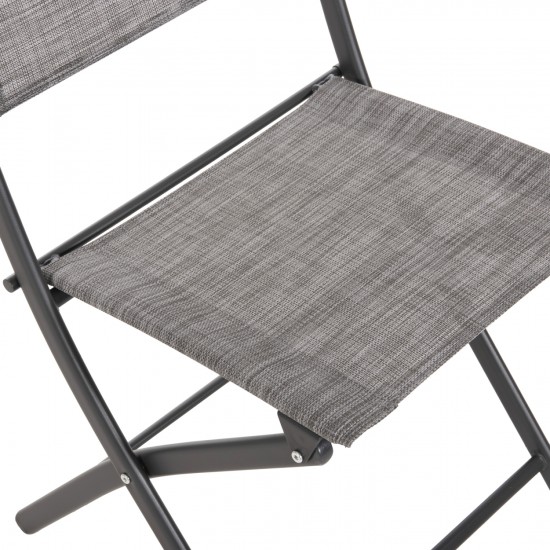 ΠΤΥΣΣΟΜΕΝΗ ΚΑΡΕΚΛΑ MAG ΓΚΡΙ ΜΕΤΑΛΛΟ-ΓΚΡΙ TEXTILENE 45x51x81Υεκ.