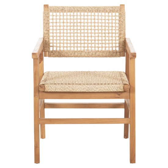 ΠΟΛΥΘΡΟΝΑ BJORN ΜΑΣΙΦ ΞΥΛΟ ΤEAK ΦΥΣΙΚΟ-ΣΧΟΙΝΙ 56x56x83Υ εκ.