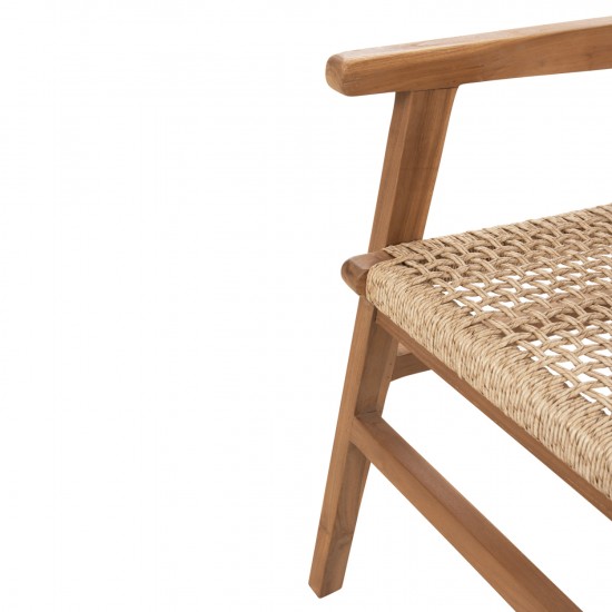 ΠΟΛΥΘΡΟΝΑ BJORN ΜΑΣΙΦ ΞΥΛΟ ΤEAK ΦΥΣΙΚΟ-ΣΧΟΙΝΙ 56x56x83Υ εκ.