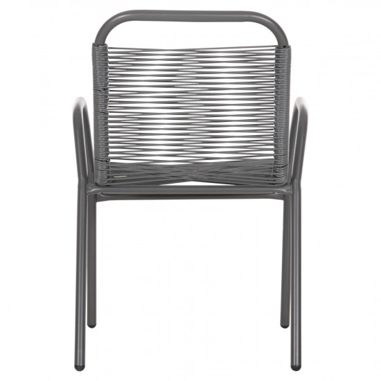 ΠΟΛΥΘΡΟΝΑ ΕΞ.ΧΩΡΟΥ AVRIL ΜΕΤΑΛΛΟ ΚΑΙ ΣΥΝΘ.RATTAN ΣΕ ΓΚΡΙ 54,5x56x78Υεκ.