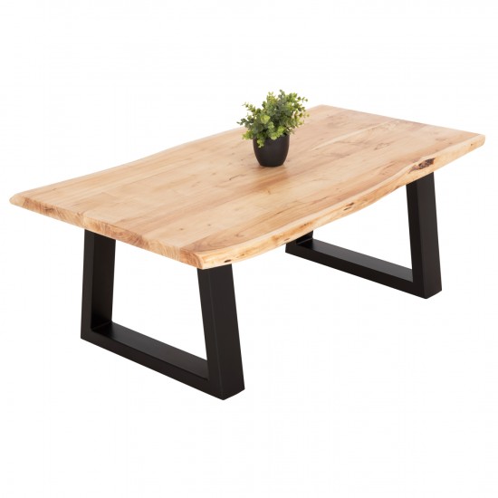 ΤΡΑΠΕΖΙ ΣΑΛΟΝΙΟΥ MONTANA ΠΑΧΟΣ 4εκ. ΞΥΛΟ ΑΚΑΚΙΑΣ ΑΝΟΙΧΤΟ ΦΥΣΙΚΟ 115x65x45Yεκ