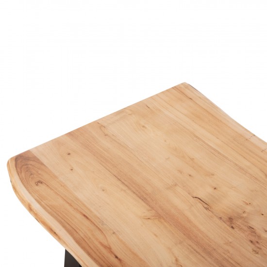 ΤΡΑΠΕΖΙ ΣΑΛΟΝΙΟΥ MONTANA ΠΑΧΟΣ 4εκ. ΞΥΛΟ ΑΚΑΚΙΑΣ ΑΝΟΙΧΤΟ ΦΥΣΙΚΟ 115x65x45Yεκ