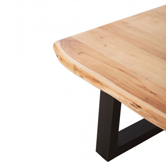 ΤΡΑΠΕΖΙ ΣΑΛΟΝΙΟΥ MONTANA ΠΑΧΟΣ 4εκ. ΞΥΛΟ ΑΚΑΚΙΑΣ ΑΝΟΙΧΤΟ ΦΥΣΙΚΟ 115x65x45Yεκ