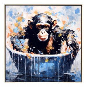 ΠΙΝΑΚΑΣ TOIXOY ΜΕ ΚΟΡΝΙΖΑ ΜΠΕΖ-ΚΑΜΒΑΣ ΕΚΤΥΠΩΣΗ ΠΙΘΗΚΑΚΙ 62x4,5x62Υεκ.