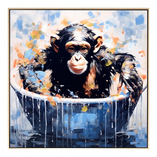 ΠΙΝΑΚΑΣ TOIXOY ΜΕ ΚΟΡΝΙΖΑ ΜΠΕΖ-ΚΑΜΒΑΣ ΕΚΤΥΠΩΣΗ ΠΙΘΗΚΑΚΙ 62x4,5x62Υεκ.