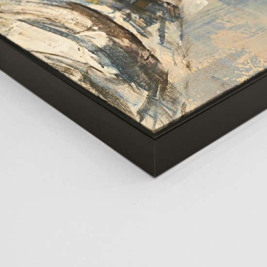 ΠΙΝΑΚΑΣ TOIXOY ΤΕΤΡΑΓΩΝΟΣ ΜΕ ΚΟΡΝΙΖΑ ΜΑΥΡΗ-ΚΑΜΒΑΣ ΕΚΤΥΠΩΣΗ ΠΡΟΦΙΛ ΓΥΝΑΙΚΑΣ 102x4,5x102Υεκ