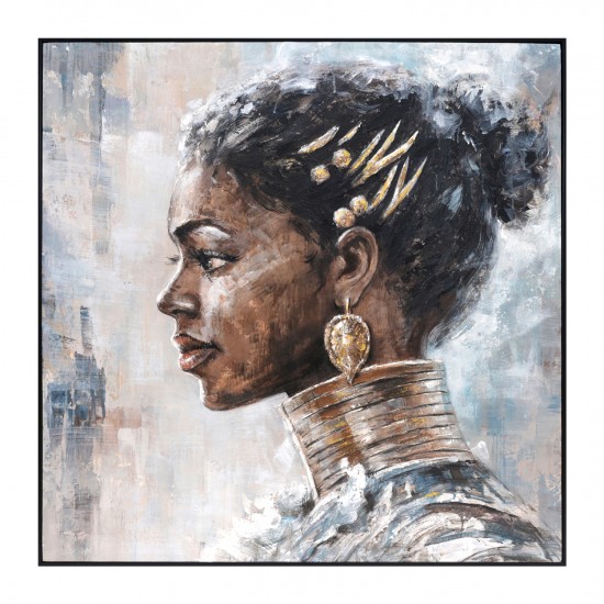 ΠΙΝΑΚΑΣ TOIXOY ΤΕΤΡΑΓΩΝΟΣ ΜΕ ΚΟΡΝΙΖΑ ΜΑΥΡΗ-ΚΑΜΒΑΣ ΕΚΤΥΠΩΣΗ ΠΡΟΦΙΛ ΓΥΝΑΙΚΑΣ 102x4,5x102Υεκ